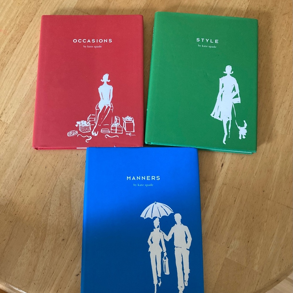 Kate Spade trio of books- occasions, style, and manners
